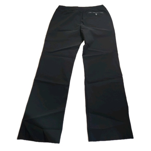 Jamie Sadock Womens Golf Pants Size 14 Black Stretch Tennis Golf Zip Pockets - Picture 5 of 16